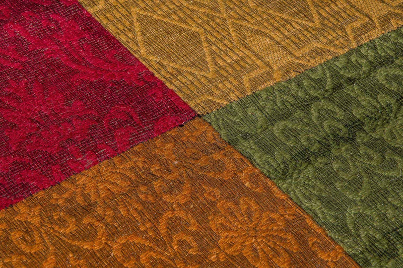 Patchwork-tæppe - 300 x 200 cm - farvet