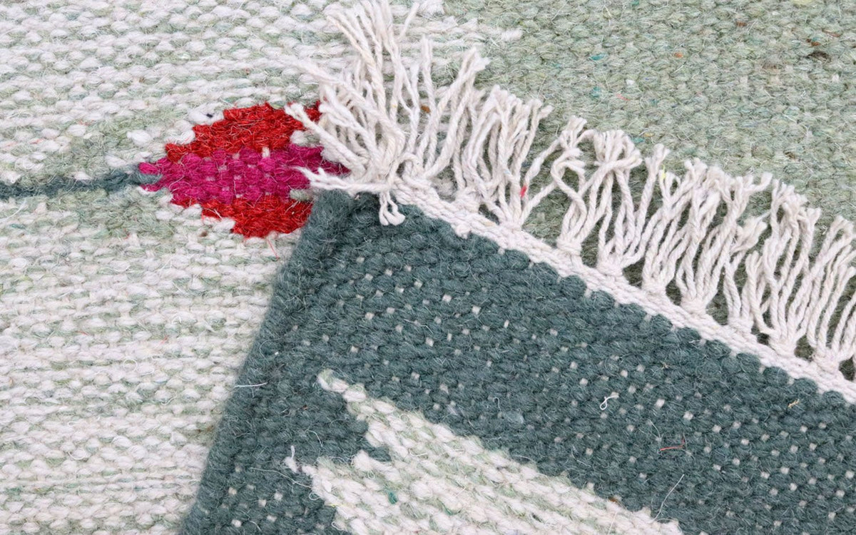 Moderne kilim Tæppe - Uldtæppe