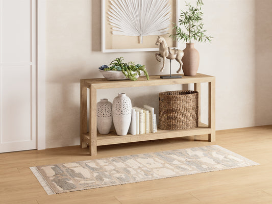 Jutemåtte - 200 x 140 cm - natur