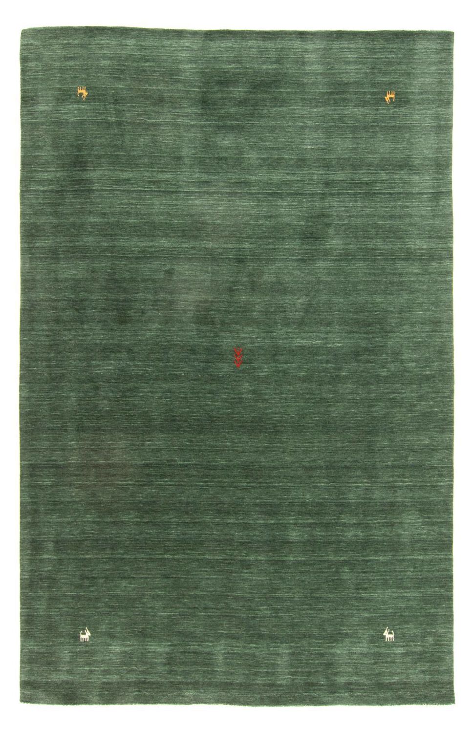 Gabbeh-tæppe - Softy - 160 x 90 cm - mørkegrøn