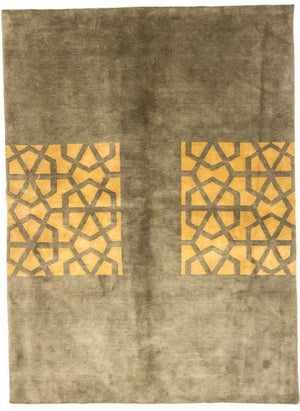 Nepal Tæppe - 244 x 180 cm - brun