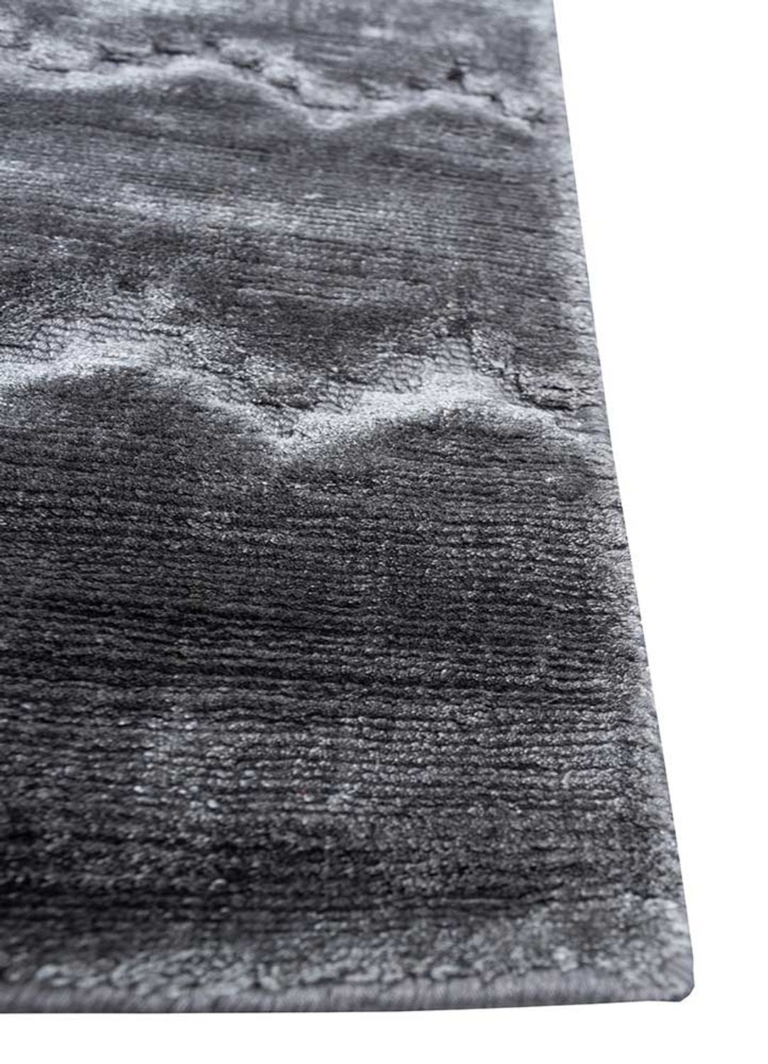 Viskose tæppe - 300 x 240 cm - blå