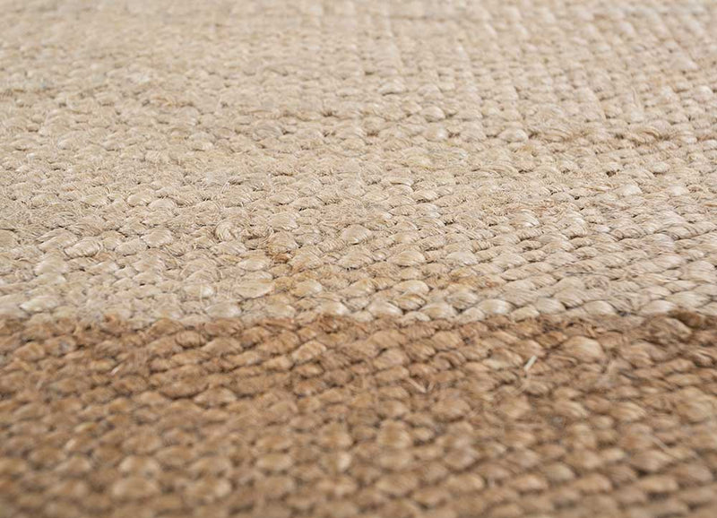 Designer tæppe særlig form  - 270 x 180 cm - mørk beige