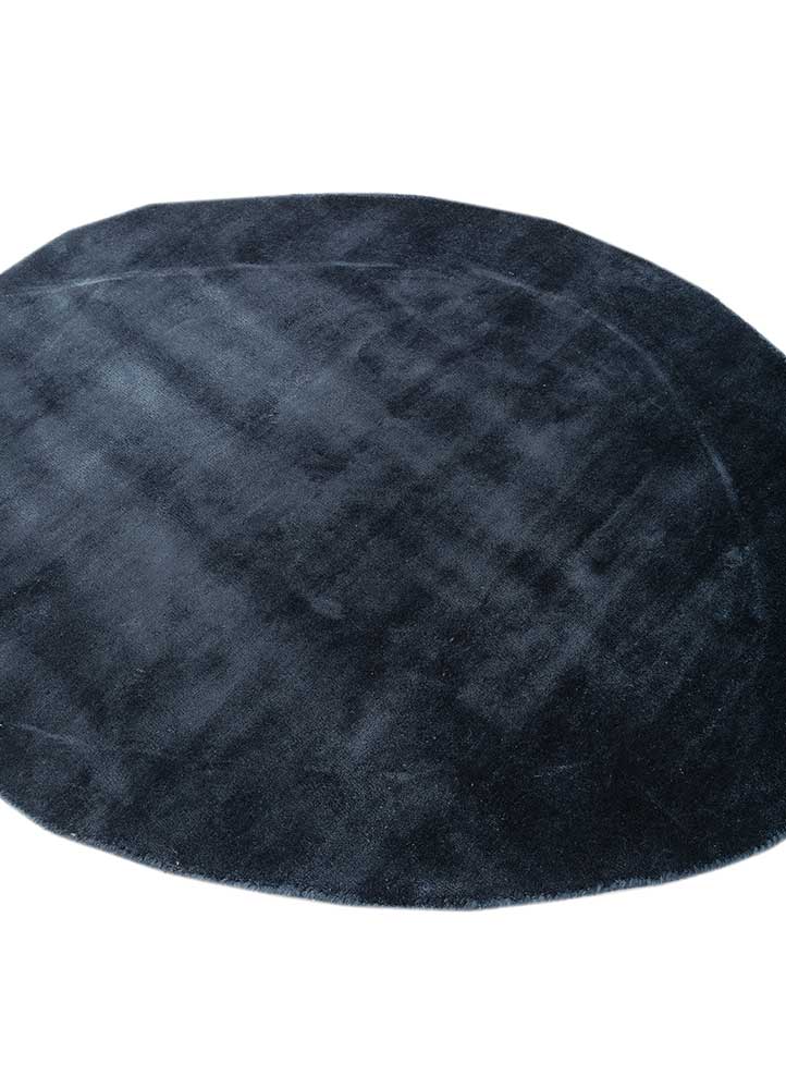Designer tæppe særlig form  - 140 x 122 cm - antracit