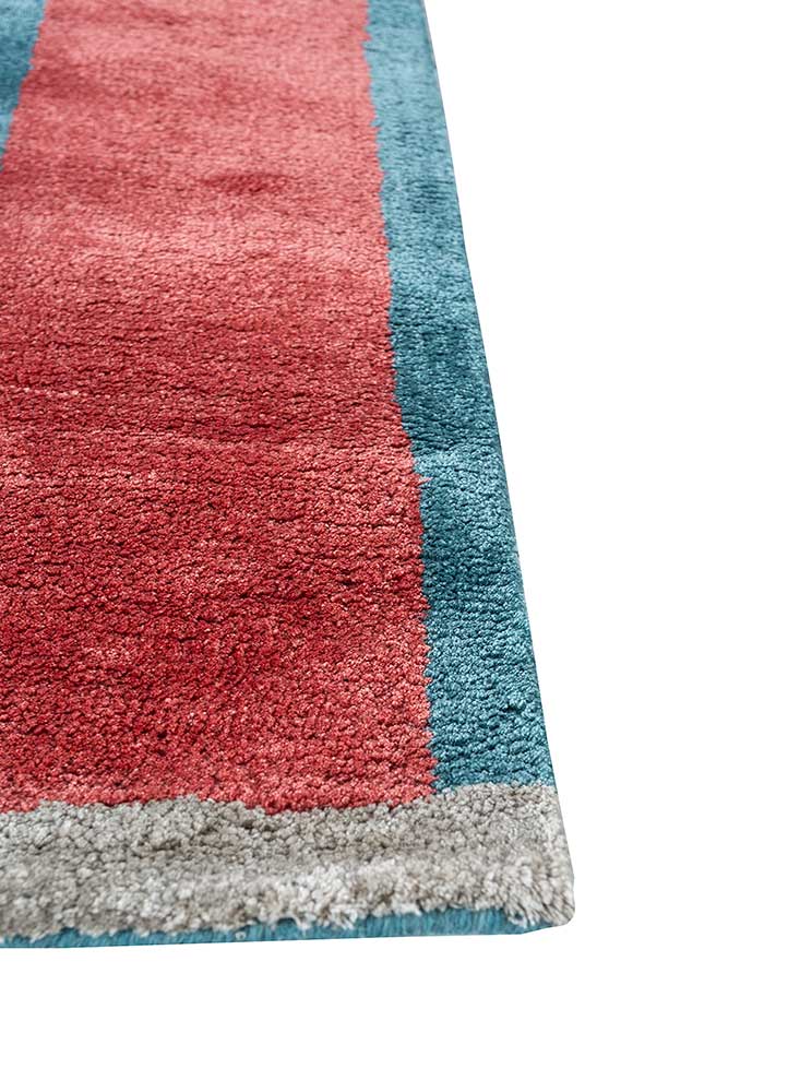 Designer tæppe særlig form  - 240 x 150 cm - flerfarvet