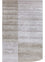 Designer tæppe særlig form  - 240 x 150 cm - lysegrå