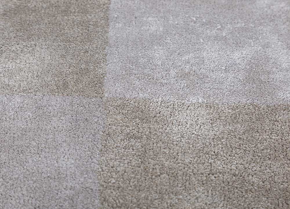 Designer tæppe særlig form  - 240 x 150 cm - lysegrå