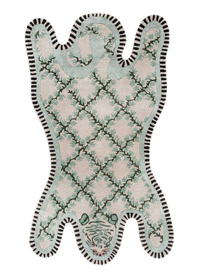 Børnetæppe til børn særlig form  - 143 x 90 cm - grøn