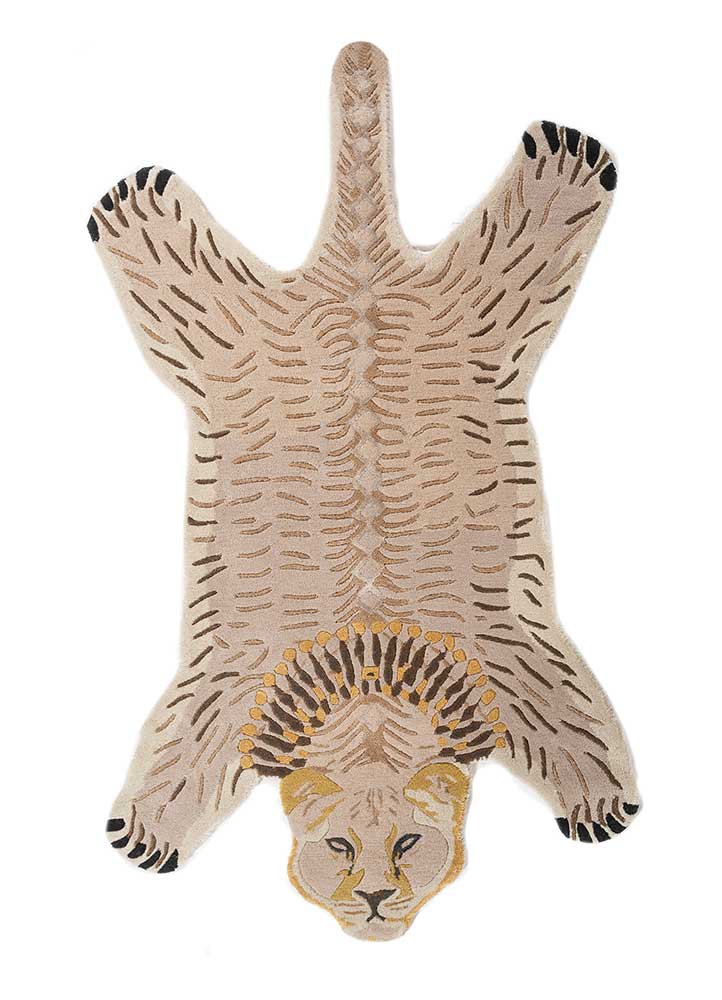 Børnetæppe til børn særlig form  - 153 x 90 cm - creme