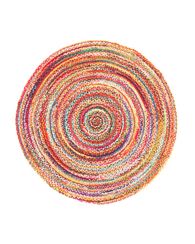 Jutetæppe Tæppe Indigo Stripy
