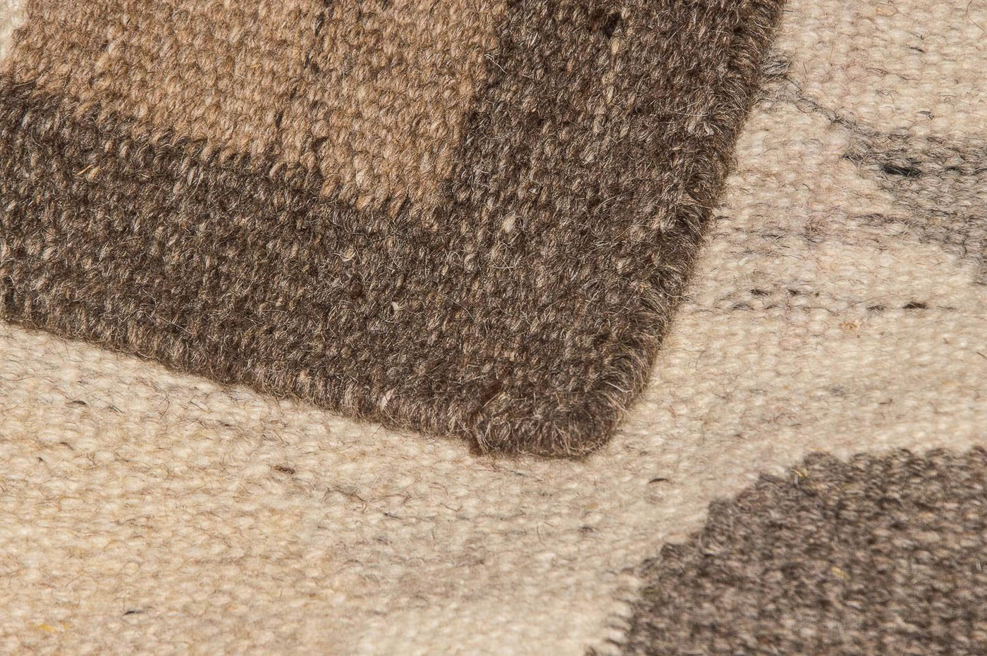 Moderne kilim Tæppe 200x140cm - Uldtæppe