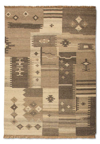 Kelim-tæppe - Trendy - 200 x 140 cm - flerfarvet