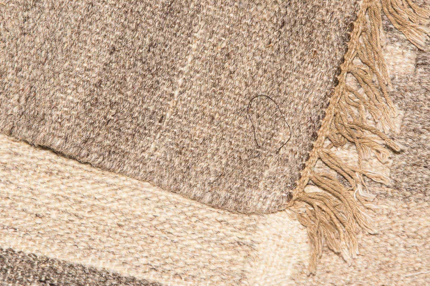 Moderne kilim Tæppe 200x140cm - Uldtæppe