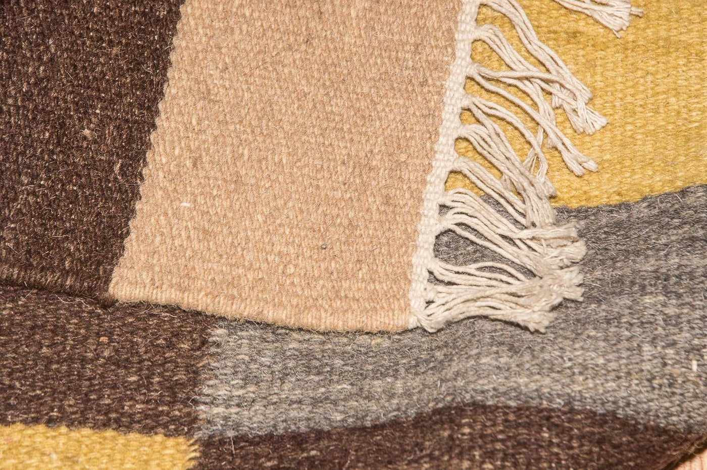 Moderne kilim Tæppe 200x140cm - Uldtæppe