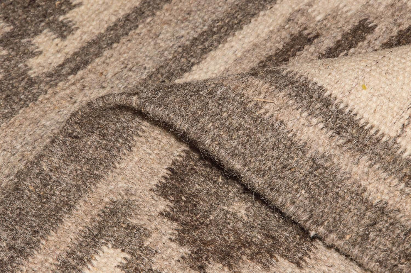 Moderne kilim Tæppe 200x140cm - Uldtæppe