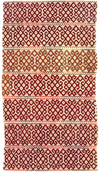 Løber Kelim-tæppe - orientalsk - 240 x 127 cm - flerfarvet