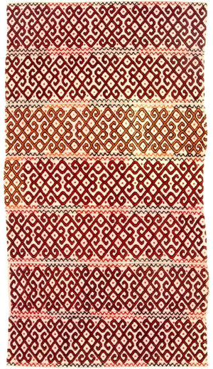 Løber Kelim-tæppe - orientalsk - 240 x 127 cm - flerfarvet