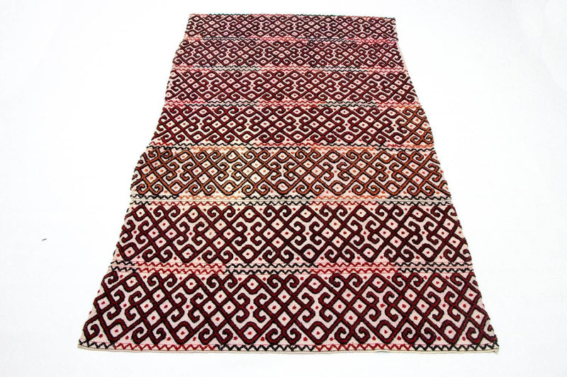 Løber Kelim-tæppe - orientalsk - 240 x 127 cm - flerfarvet