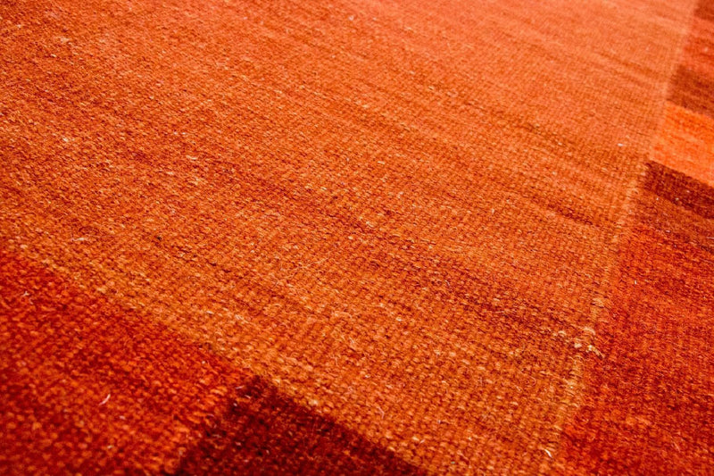 Kelim-tæppe - Trendy - 202 x 143 cm - orange