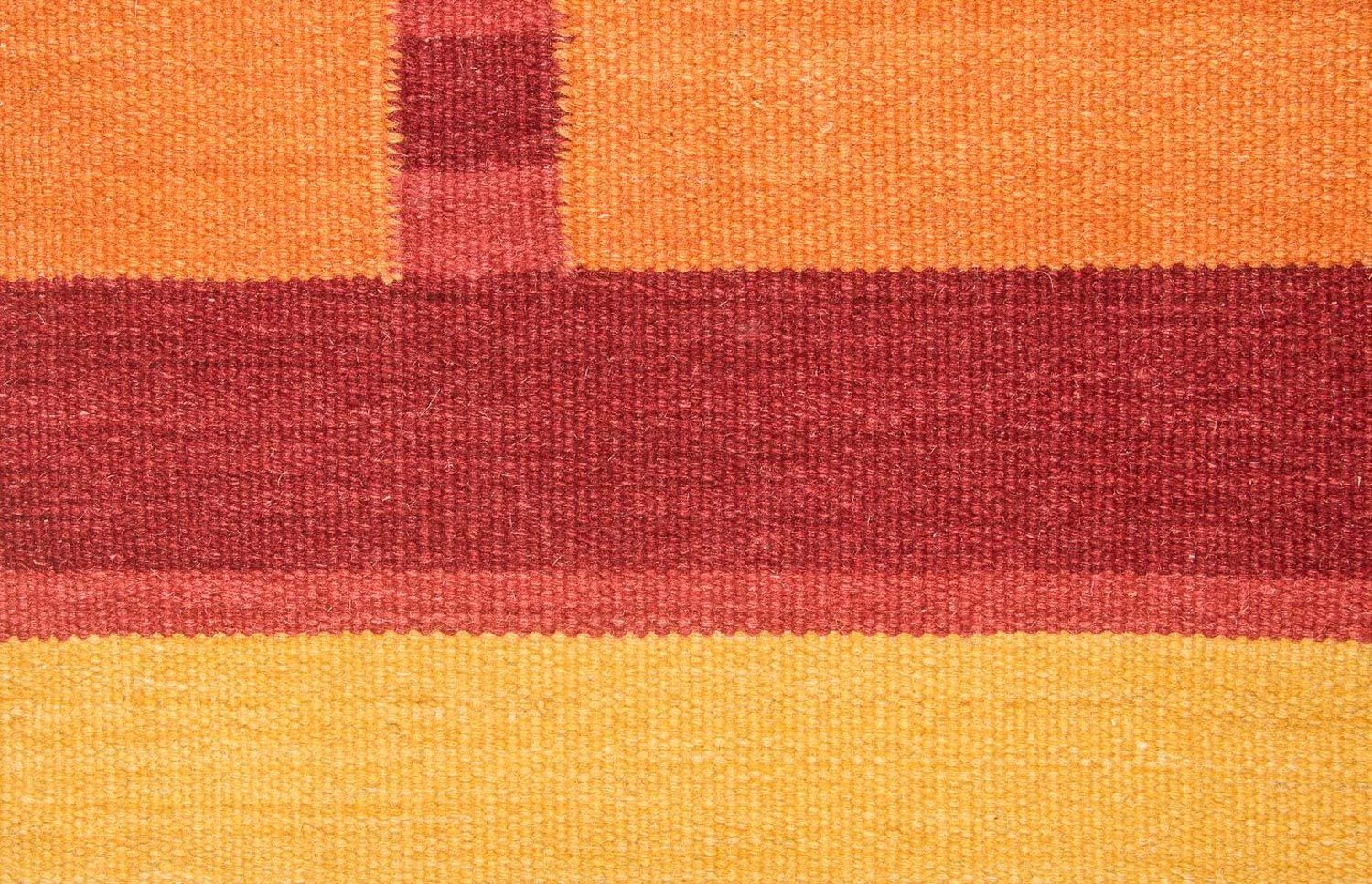 Kelim-tæppe - Trendy - 205 x 145 cm - orange