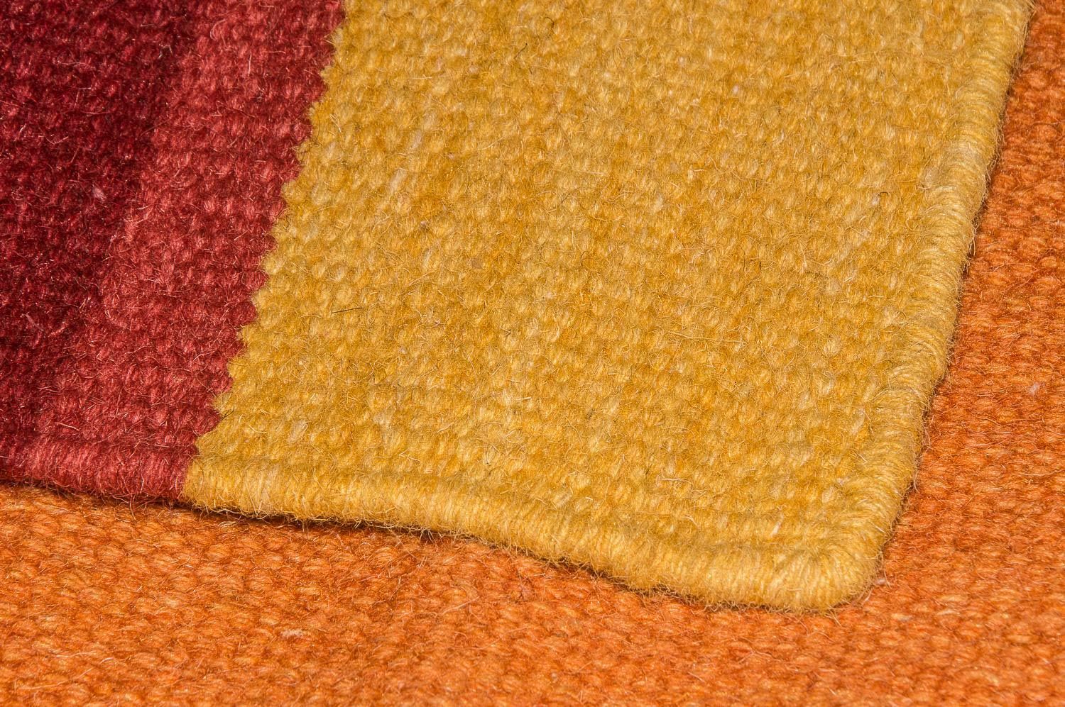 Kelim-tæppe - Trendy - 205 x 145 cm - orange