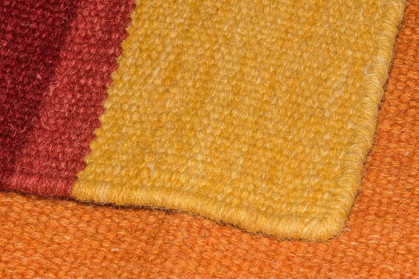 Moderne kilim Tæppe 205x145cm - Uldtæppe