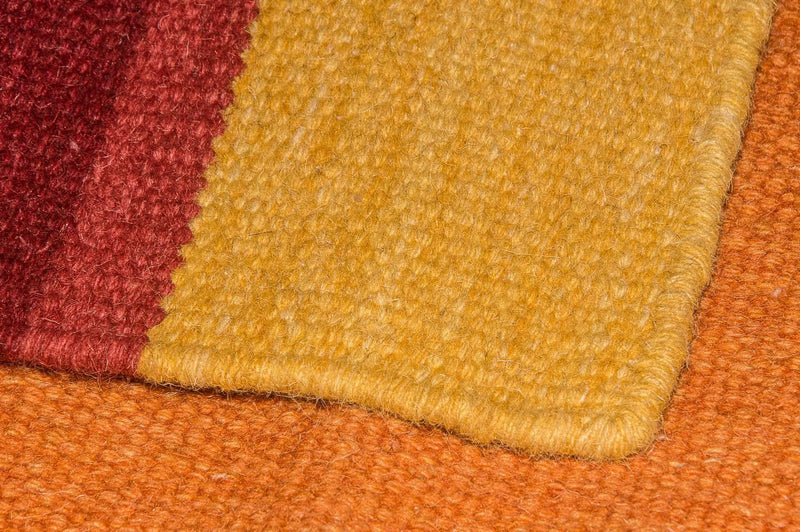 Kelim-tæppe - Trendy - 205 x 145 cm - orange