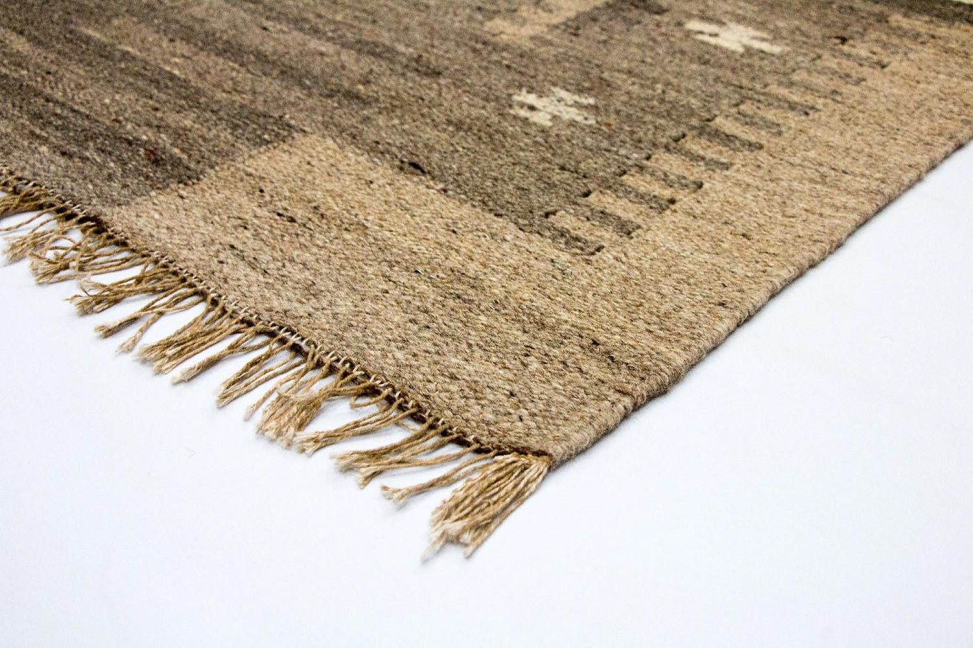 Moderne kilim Tæppe 200x140cm - Uldtæppe