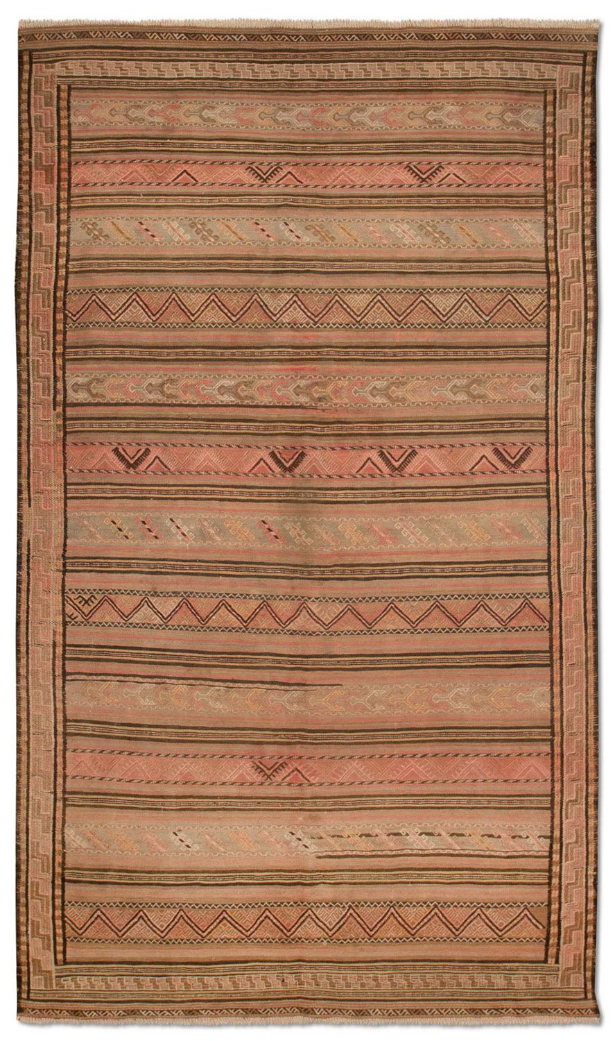Kelim-tæppe - orientalsk - 263 x 150 cm - flerfarvet
