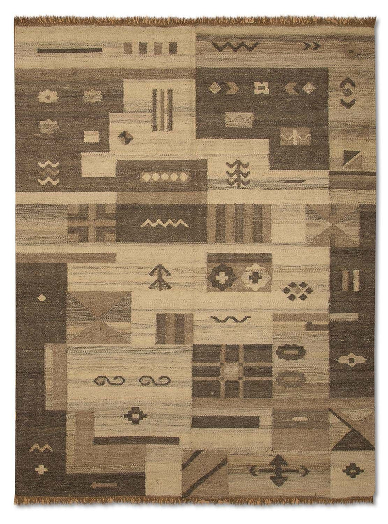 Kelim-tæppe - Trendy - 200 x 140 cm - natur