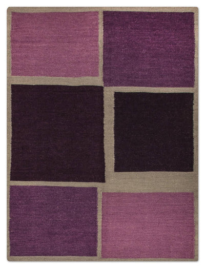 Moderne kilim Tæppe 145x206cm - Uldtæppe