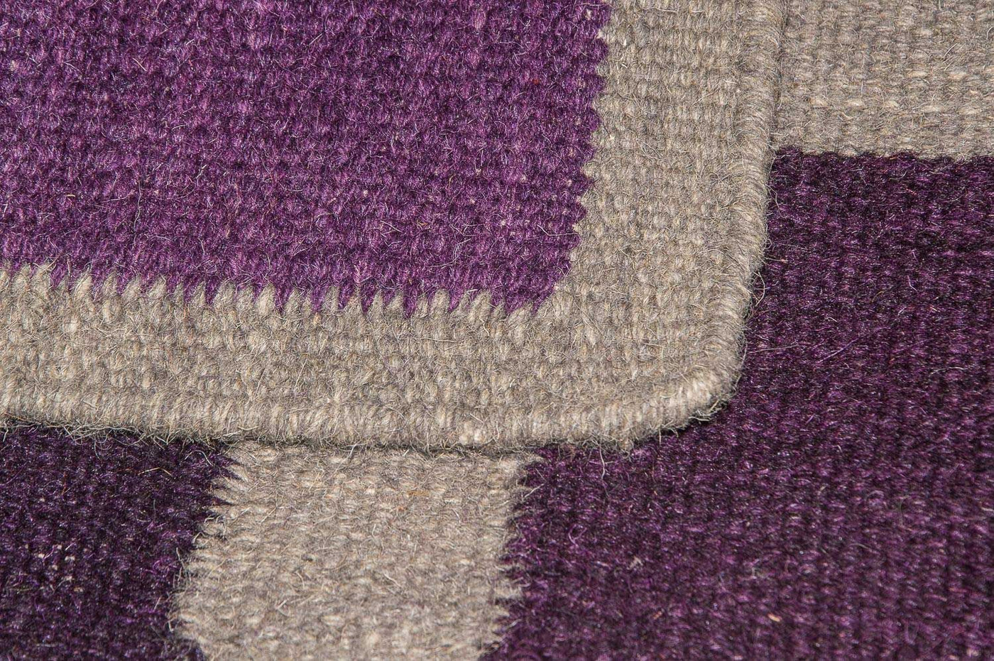 Moderne kilim Tæppe 206x145cm - Uldtæppe