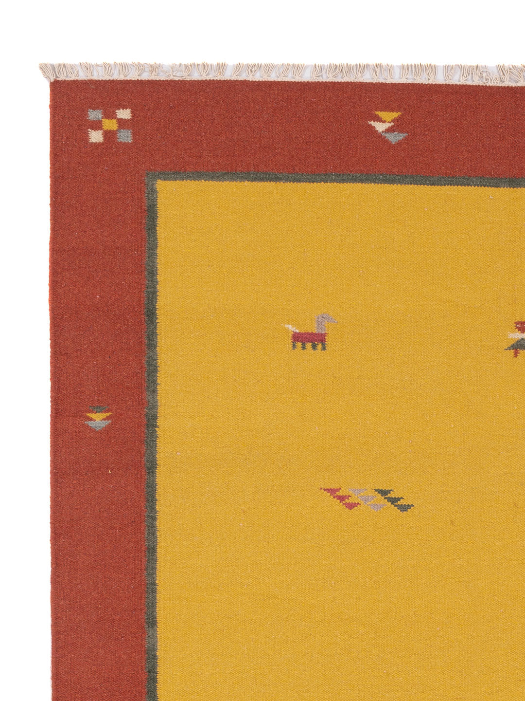 Moderne kilim Tæppe - Uldtæppe