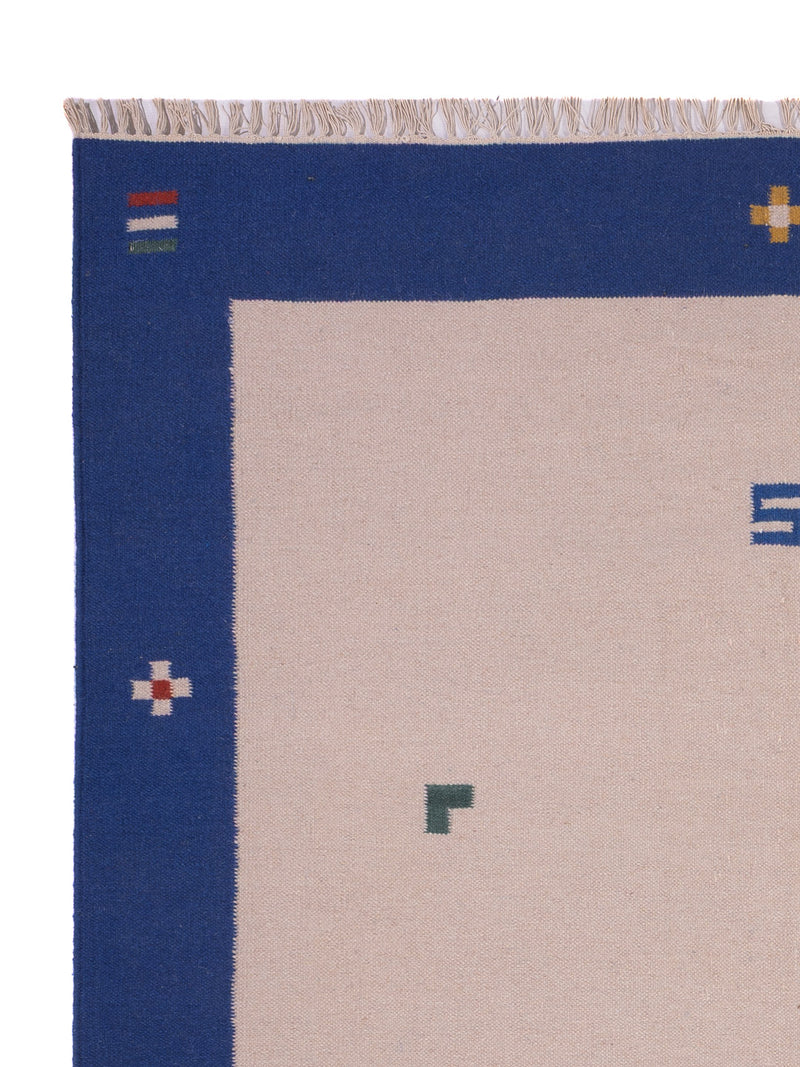 Moderne kilim Tæppe - Uldtæppe