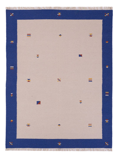 Moderne kilim Tæppe - Uldtæppe