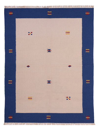 Moderne kilim Tæppe - Uldtæppe