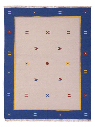 Moderne kilim Tæppe - Uldtæppe