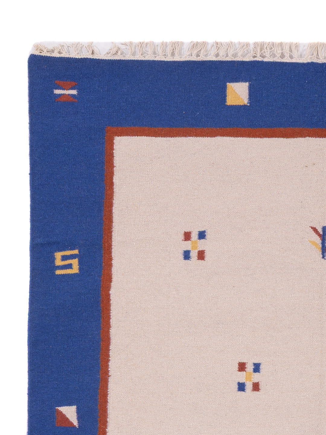 Moderne kilim Tæppe - Uldtæppe