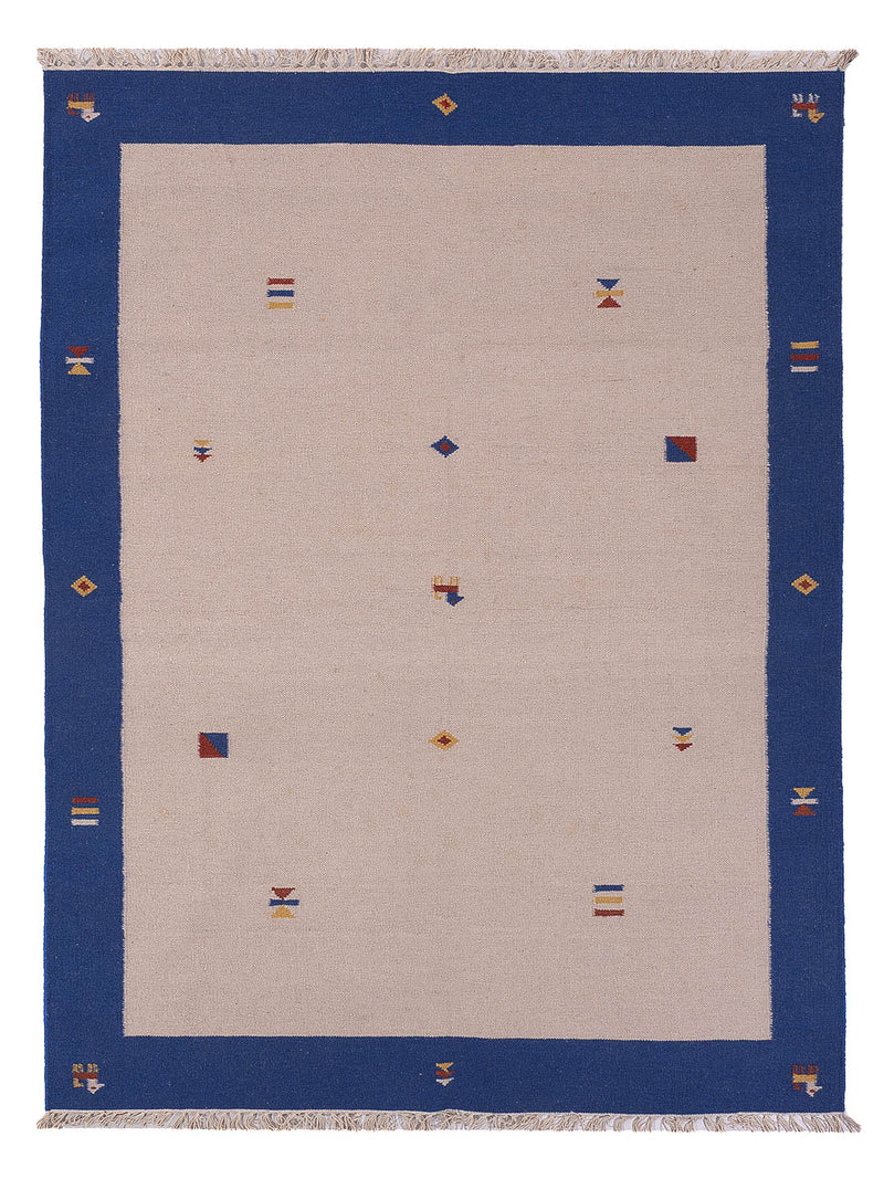 Moderne kilim Tæppe - Uldtæppe