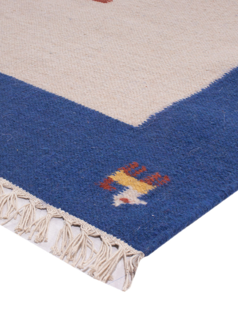 Moderne kilim Tæppe - Uldtæppe