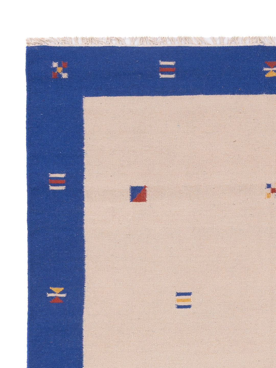 Moderne kilim Tæppe - Uldtæppe