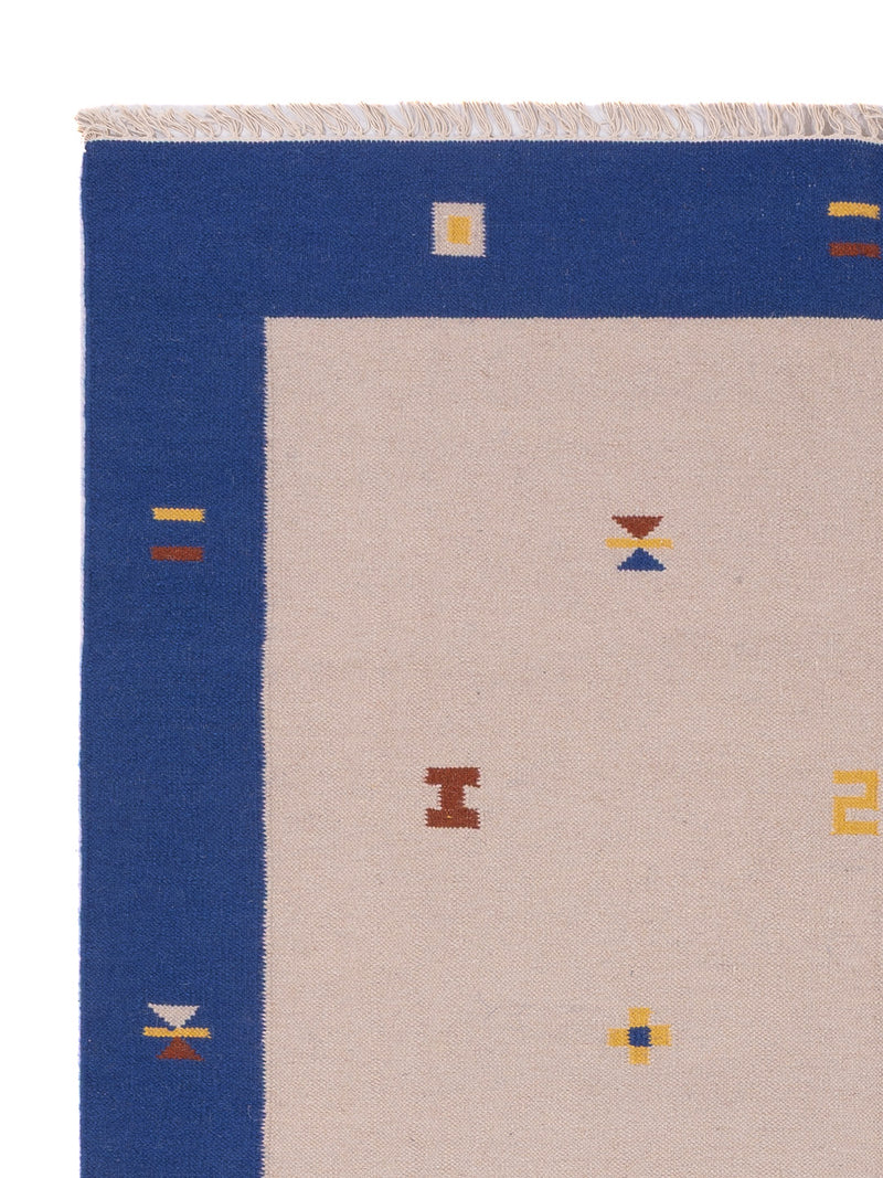 Moderne kilim Tæppe - Uldtæppe