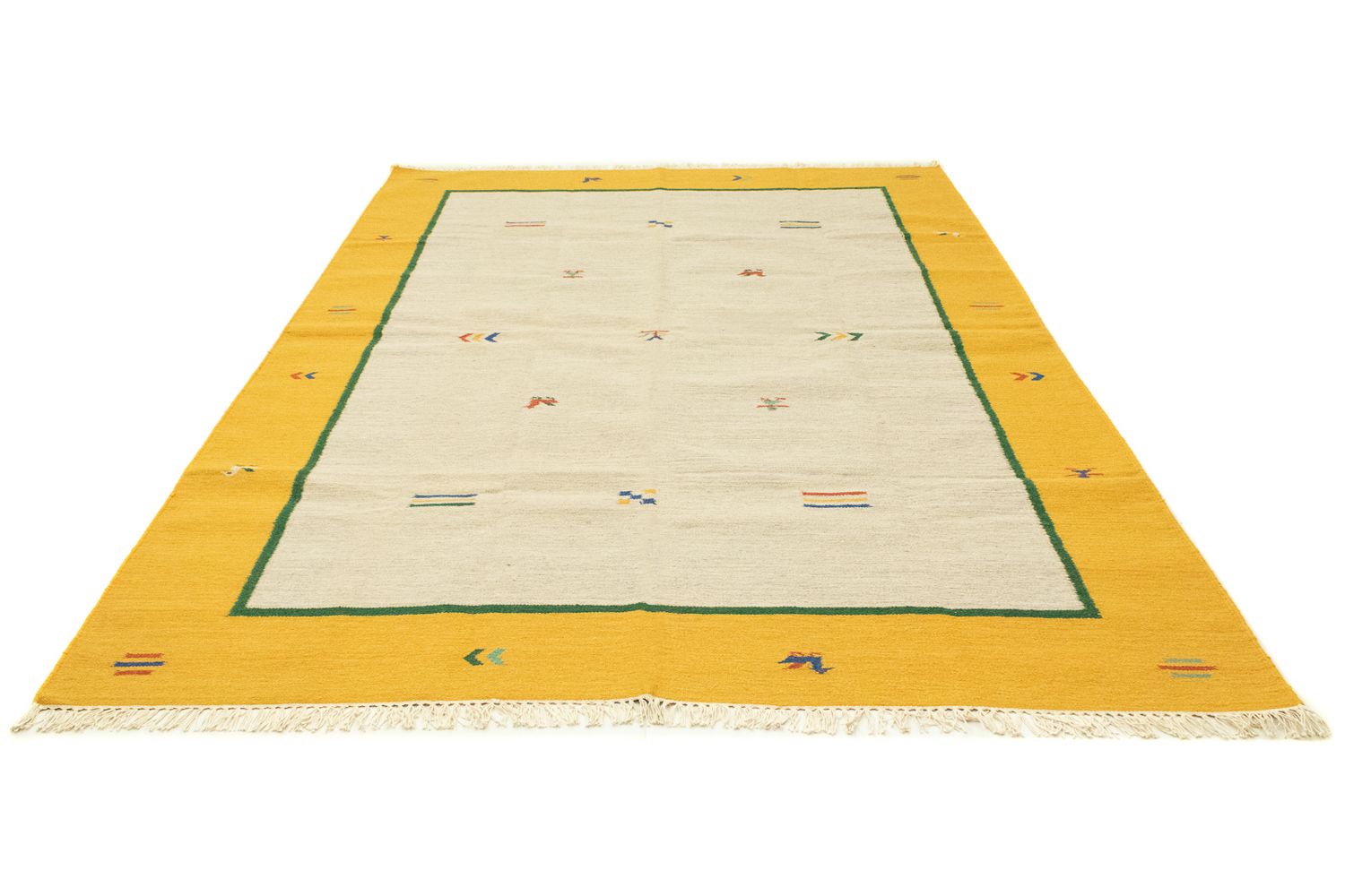 Kelim-tæppe - Trendy - 300 x 200 cm - beige