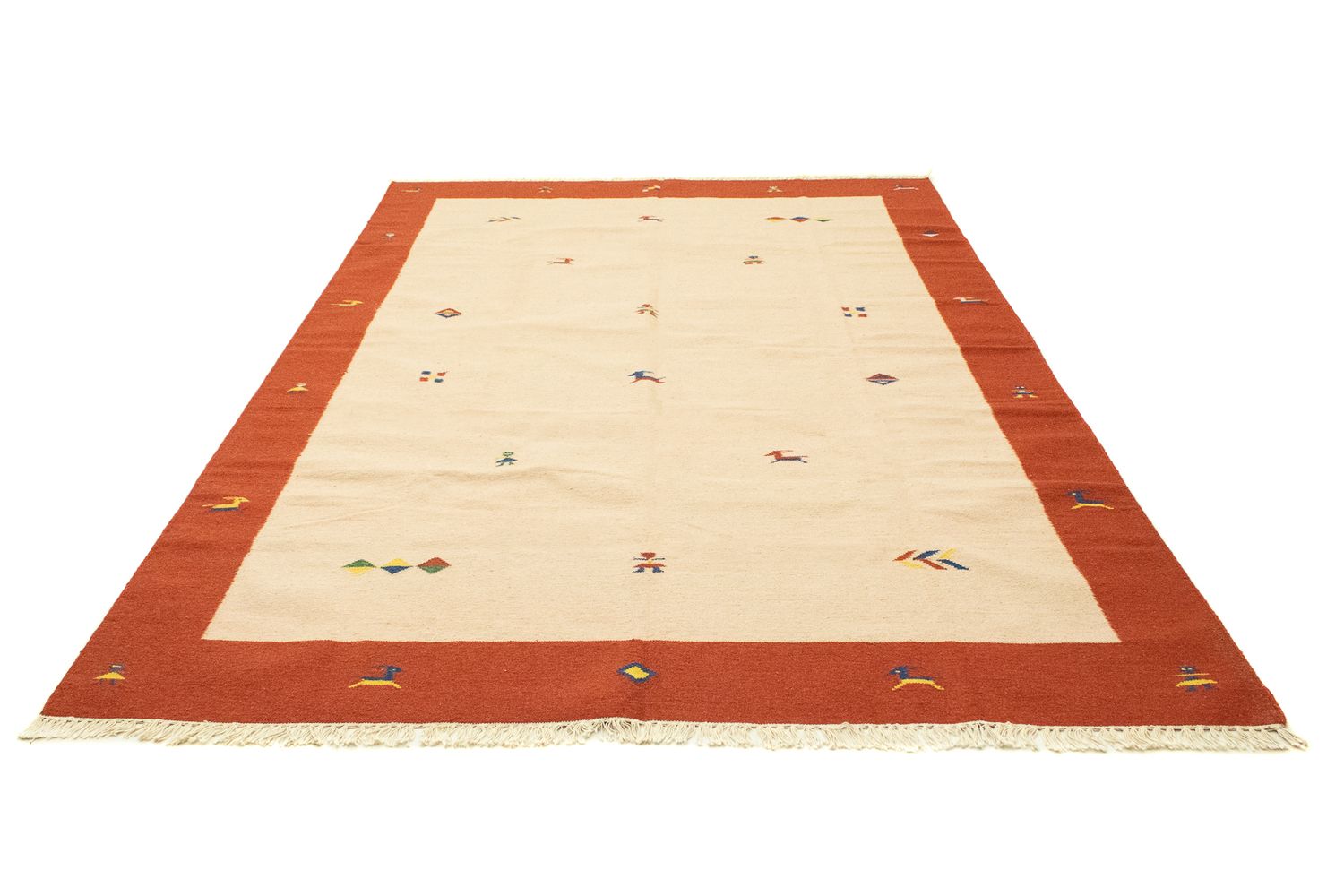 Kelim-tæppe - Trendy - 300 x 200 cm - beige