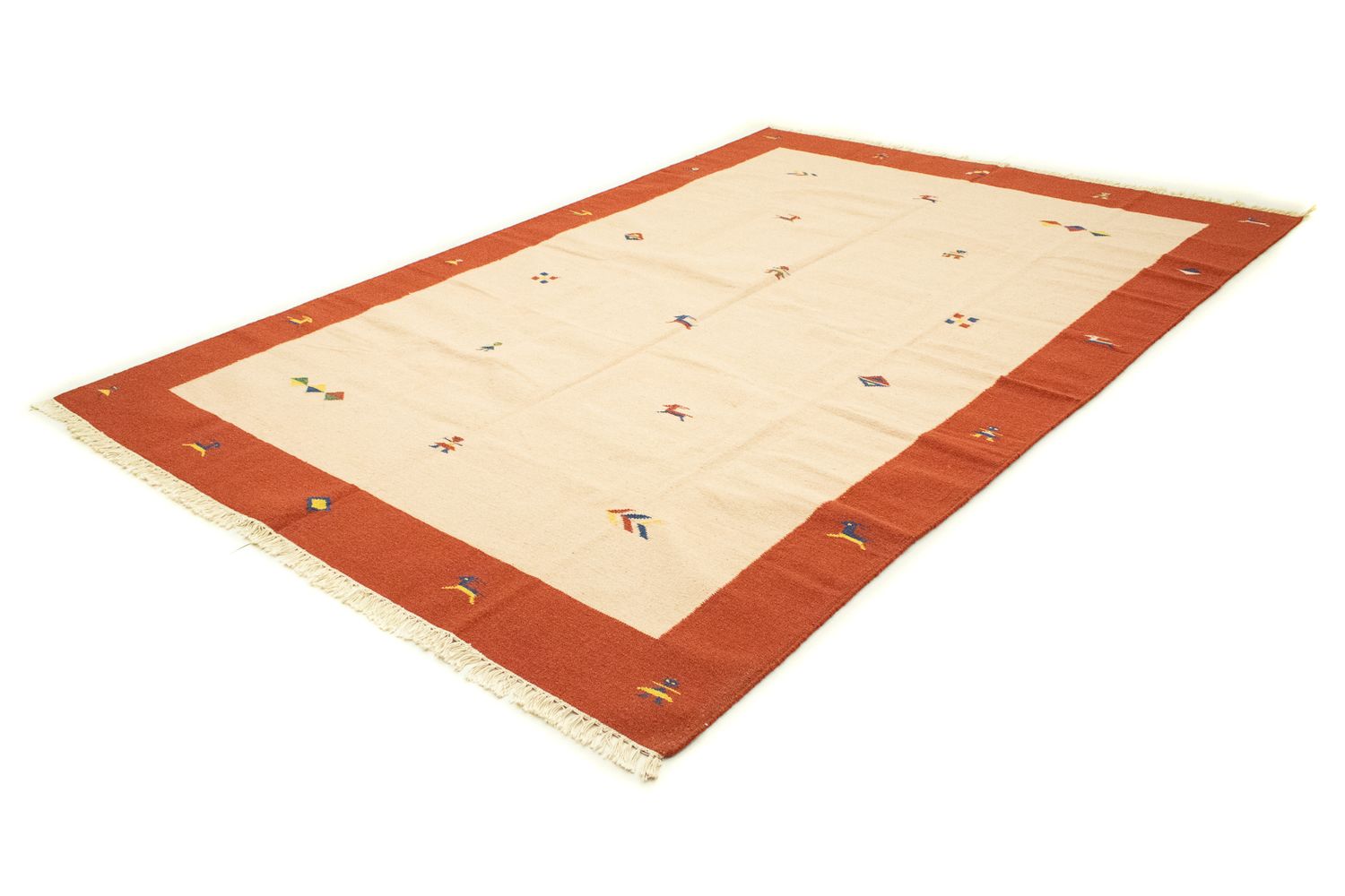 Kelim-tæppe - Trendy - 300 x 200 cm - beige