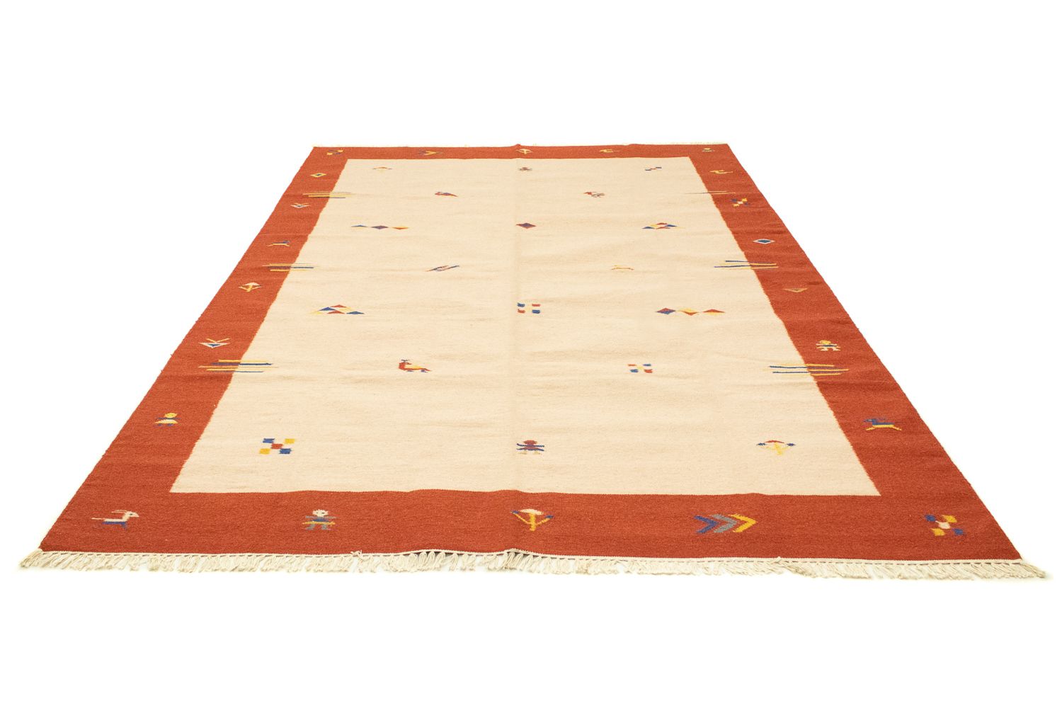 Kelim-tæppe - Trendy - 300 x 200 cm - beige