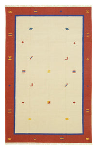 Kelim-tæppe - Trendy - 300 x 200 cm - beige