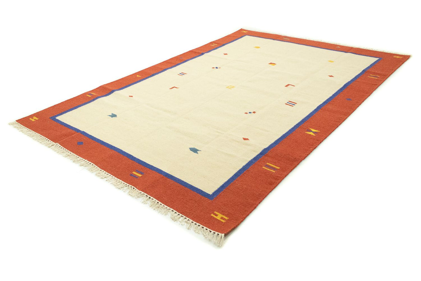 Moderne kilim Tæppe 300x200cm - Uldtæppe