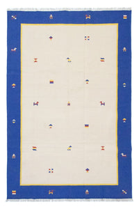 Kelim-tæppe - Trendy - 300 x 200 cm - beige