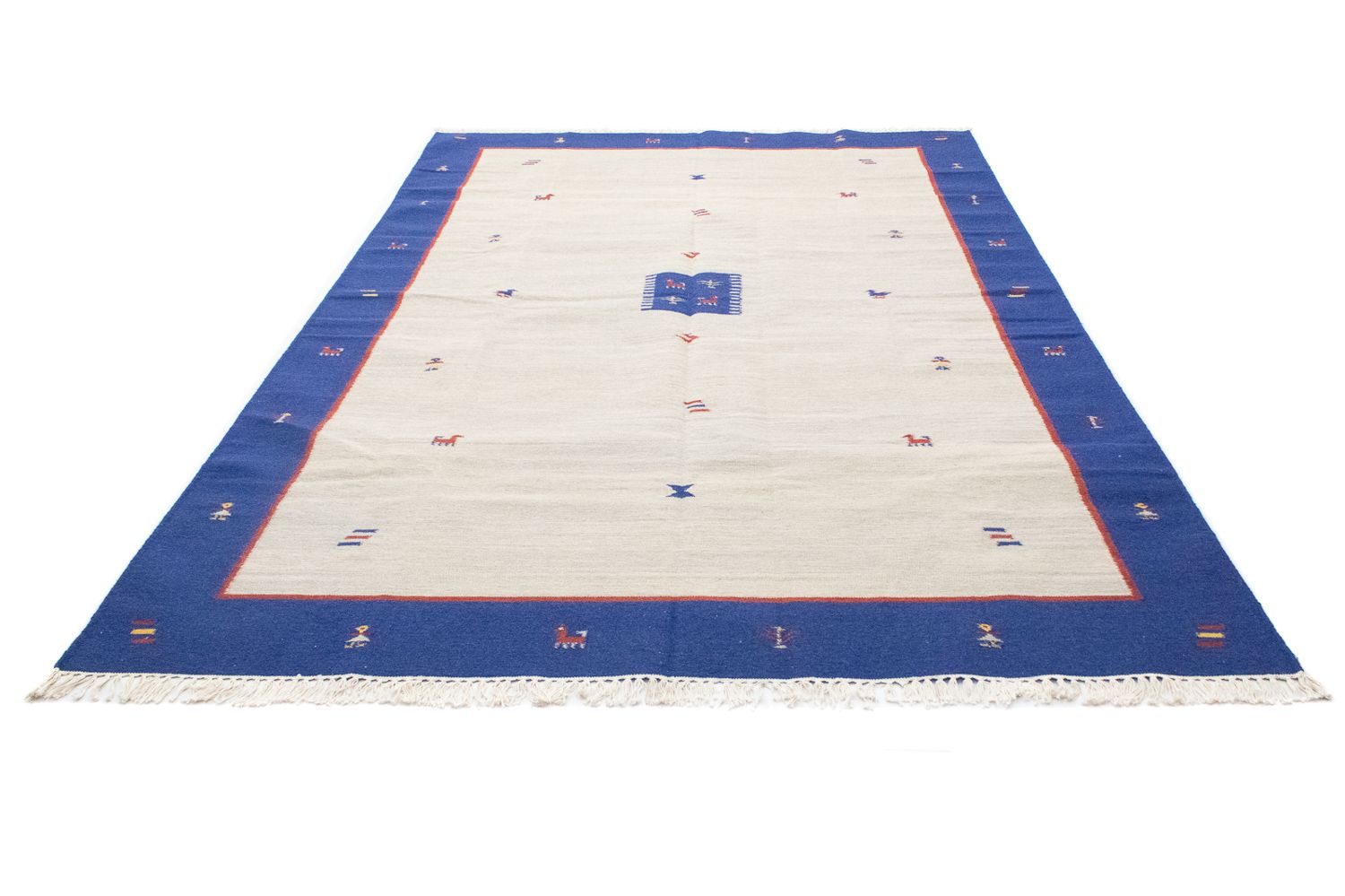 Kelim-tæppe - Trendy - 300 x 200 cm - beige